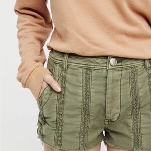 Free people Y2k Olive Green Women's Shorts